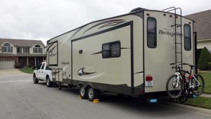 Trailer with Bike Rack