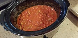 Chili slow cooker