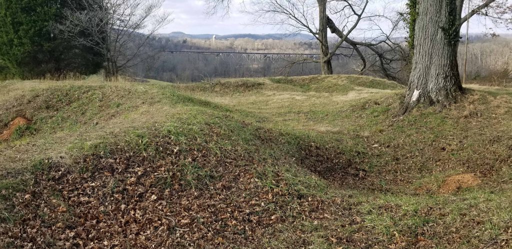 Fort Craig is a well preserved historical five star shaped earthen civil war fort.