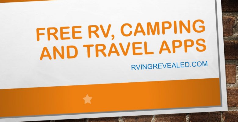 RV Travel Apps