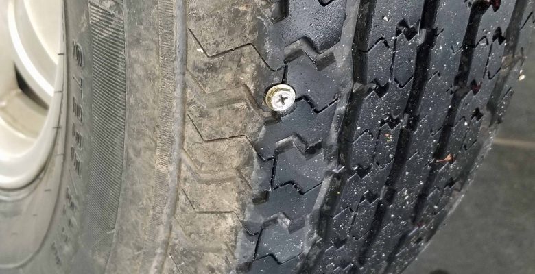A screw in my RV tire.