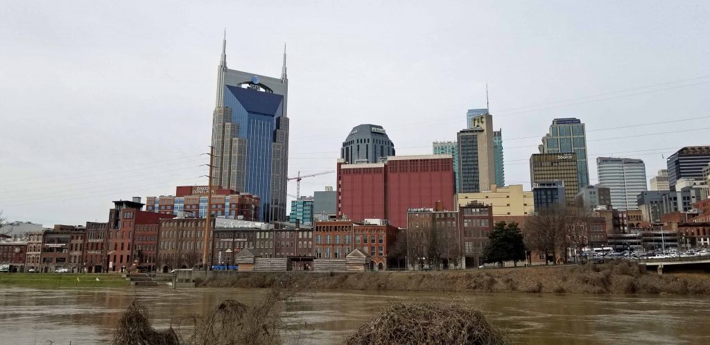 Downtown Nashville, Tennessee.