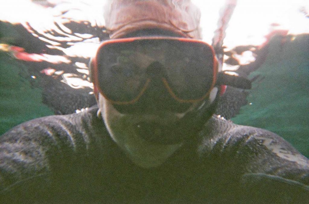 Brad Saum snorkeling