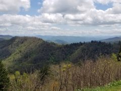 Great Smoky Mountains National Park view from Newfound Gap
