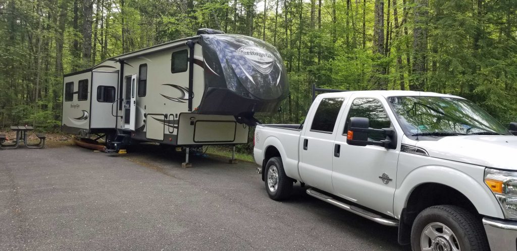 Elkmont Campground in Smoky Mountains