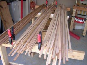 cedar wood strips