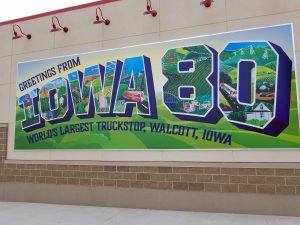 World's  Largest Truck Stop is in Walcott, Iowa.