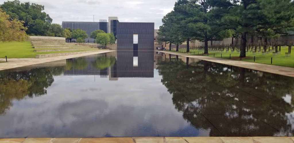 Oklahoma City National Memorial where The Survivor Tree is located