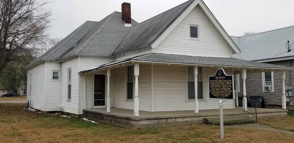 The childhood home of Red Skelton in Vincennes, Indiana.