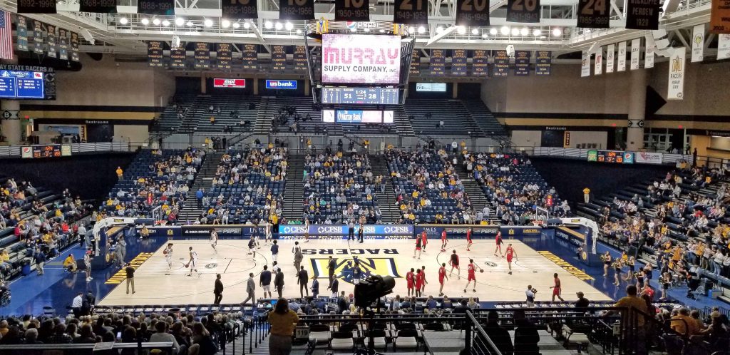 Murray State and Martin Methodist basketball pre-game.