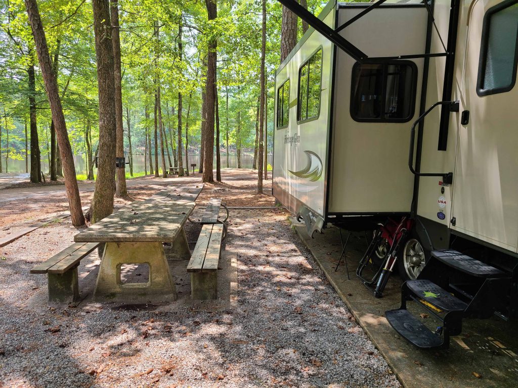 Campsite at Clarkco State Park