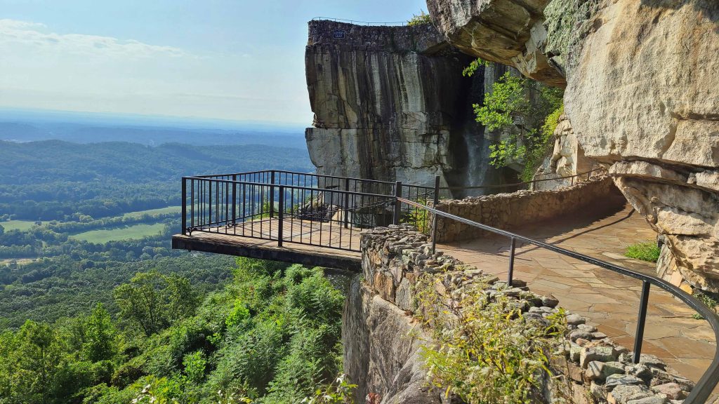 Observation deck at See Rock City