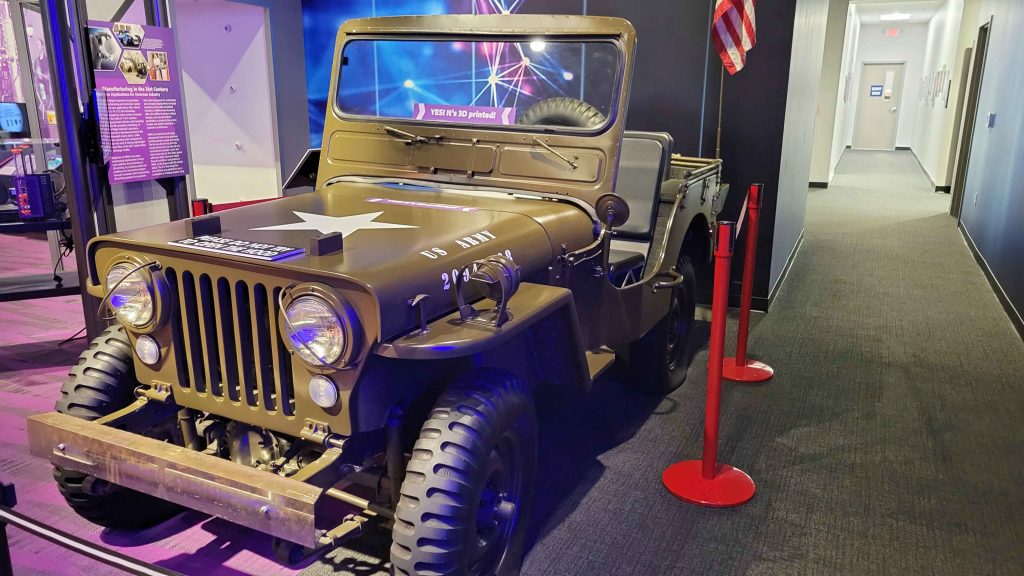 3D printed Jeep in Oak Ridge, TN