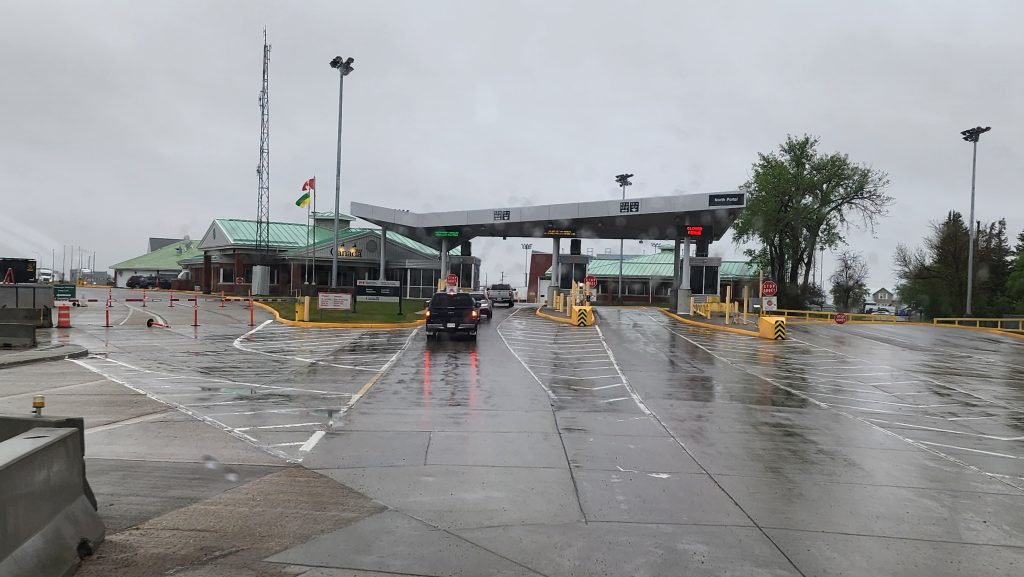 view of Canada port of entry