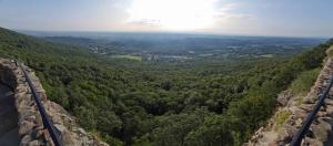 Panoramic view from Lookout Mountain, Georgia.