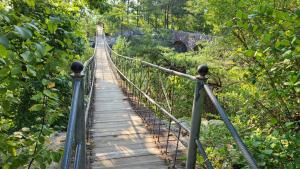 Swinging bridge at Rock City